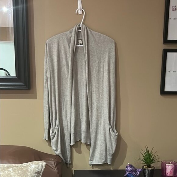 Wilfred Sweaters - Gray Open Front Cardigan